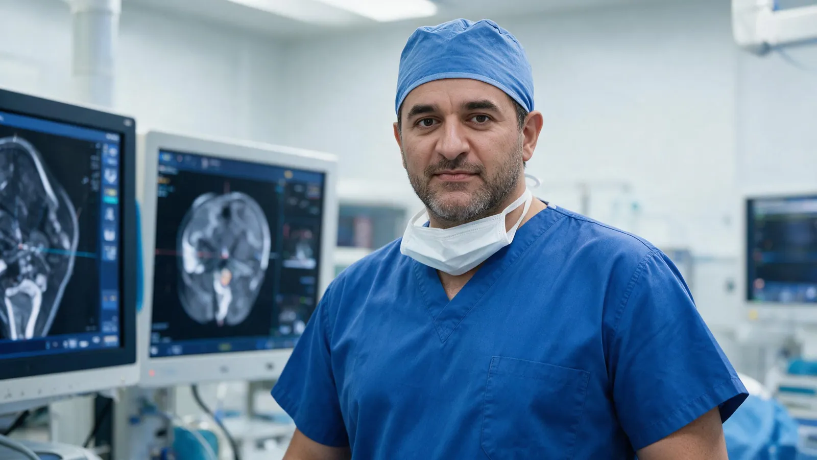 Dr. Guilherme Alvim em centro cirúrgico