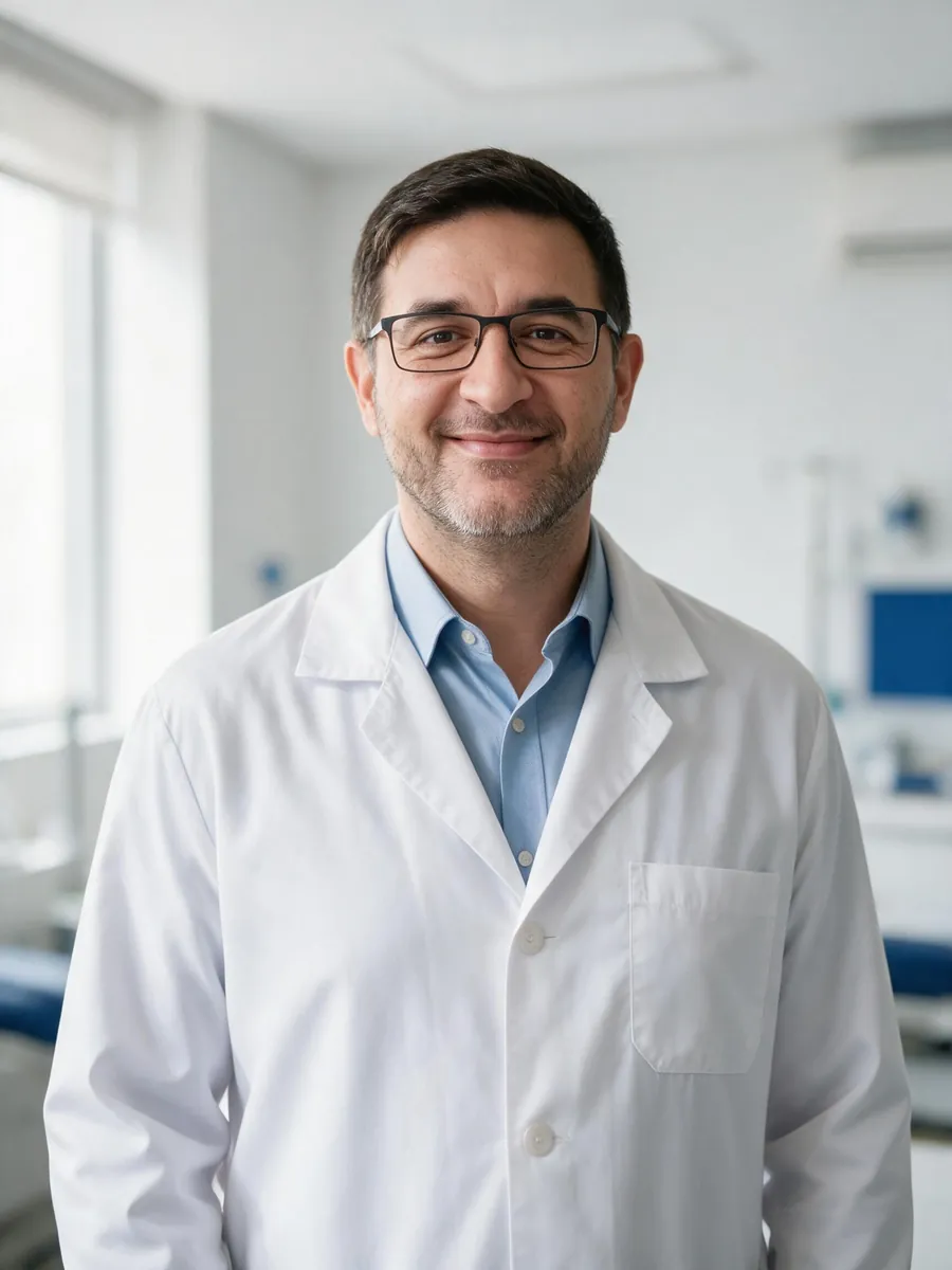 Retrato do Dr. Guilherme Alvim, ortopedista especialista em joelho