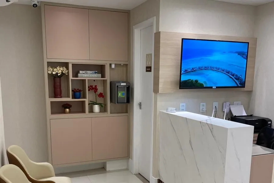 Sala de espera da Clínica Esberard